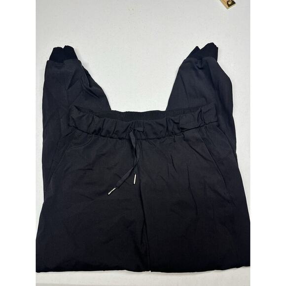 Lululemon On the Fly Jogger Luxtreme BLACK Stretch Casual Lounge Athletic Size 6 - Picture 1 of 8